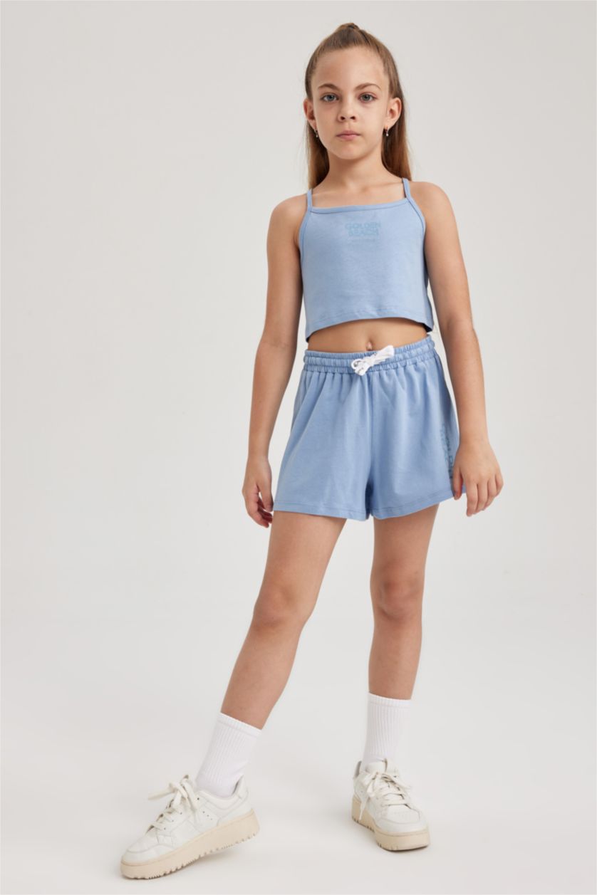 FILLES Bleu Ensemble de 2 pièces Débardeur et short pour Fille
