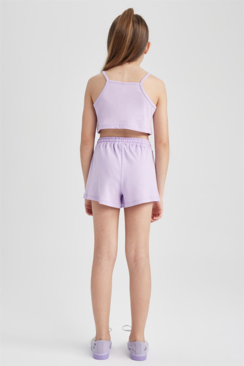 FILLES Violet Ensemble de 2 pièces Débardeur et short pour Fille