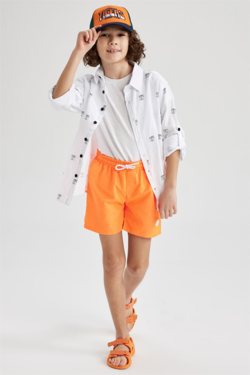 GARÇONS Orange Short de bain pour Garçon