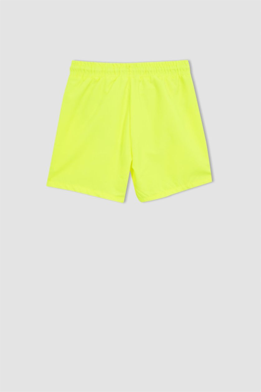 أولاد نيون أصفر شورت سباحة ولادي