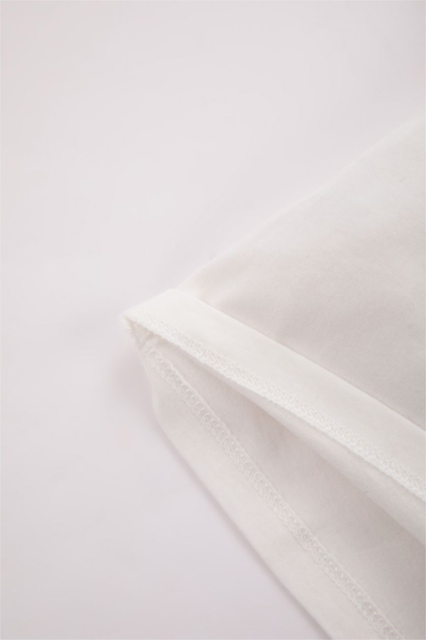 BÉBÉ FILLE Orange Ensemble En Tricot Col Ras Du Cou Manche Courte 2 BéBé Fille