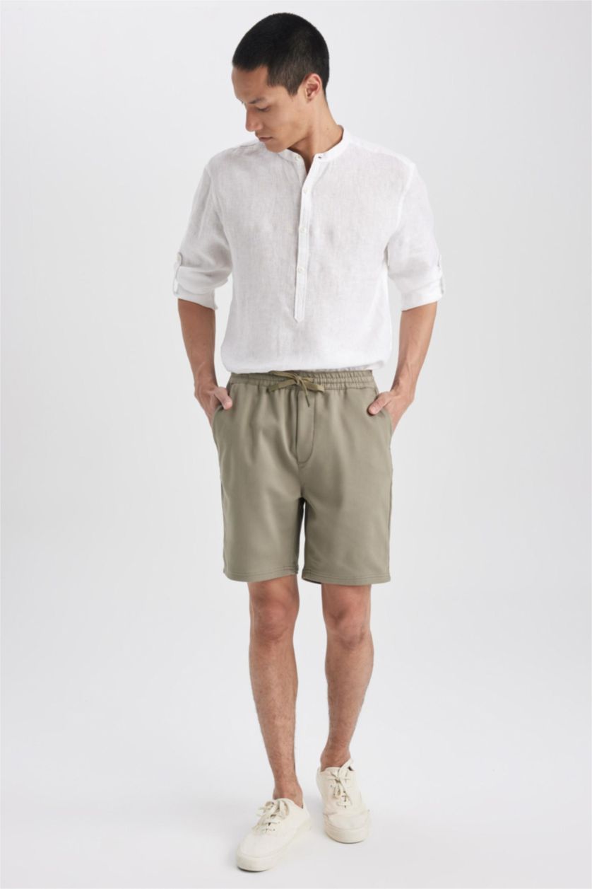 HOMME Blanc Chemise Coton Coupe Moderne à  Manches Longues