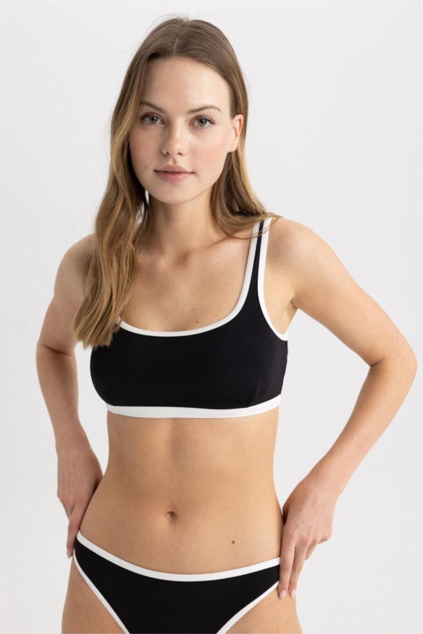 Kadın Siyah Bikini Üstü