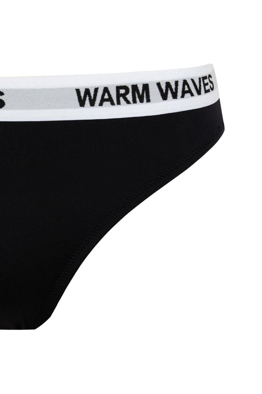 Woman Black DeFactoFit Bikini Bottom