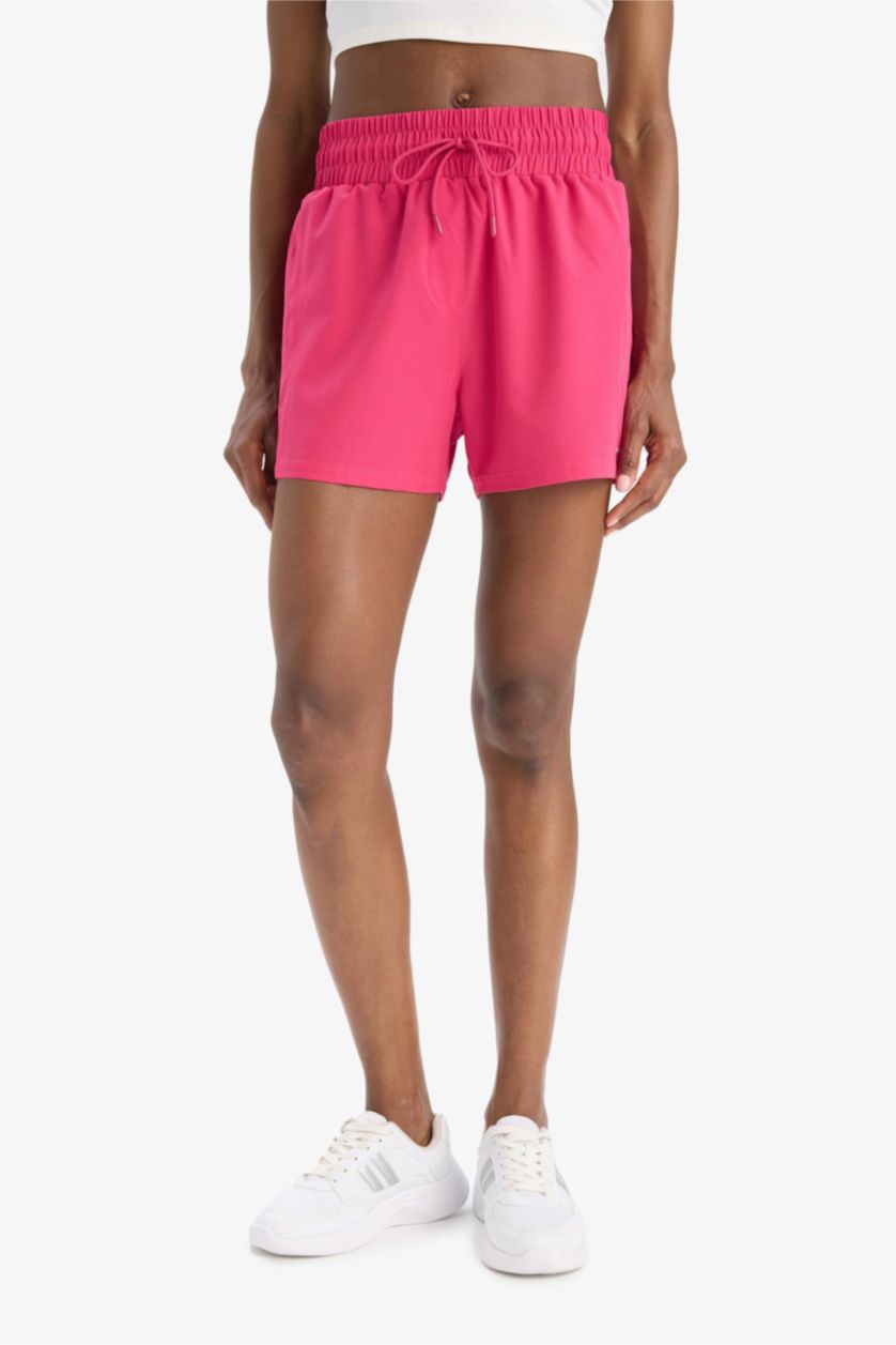 WOMAN Fushsia DeFactoFit Standard Fit Flexible Textured Swim Shorts