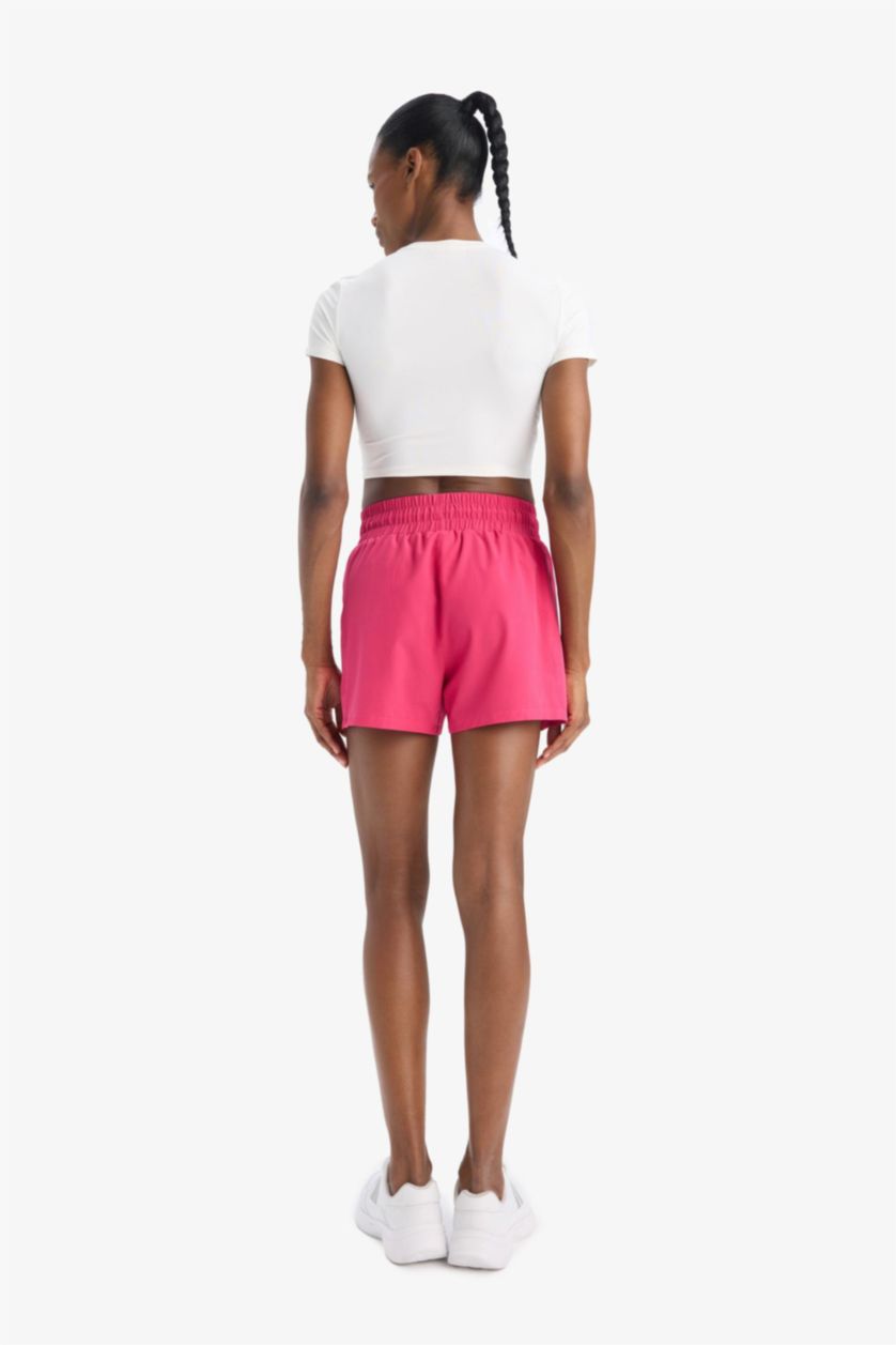 WOMAN Fushsia DeFactoFit Standard Fit Flexible Textured Swim Shorts