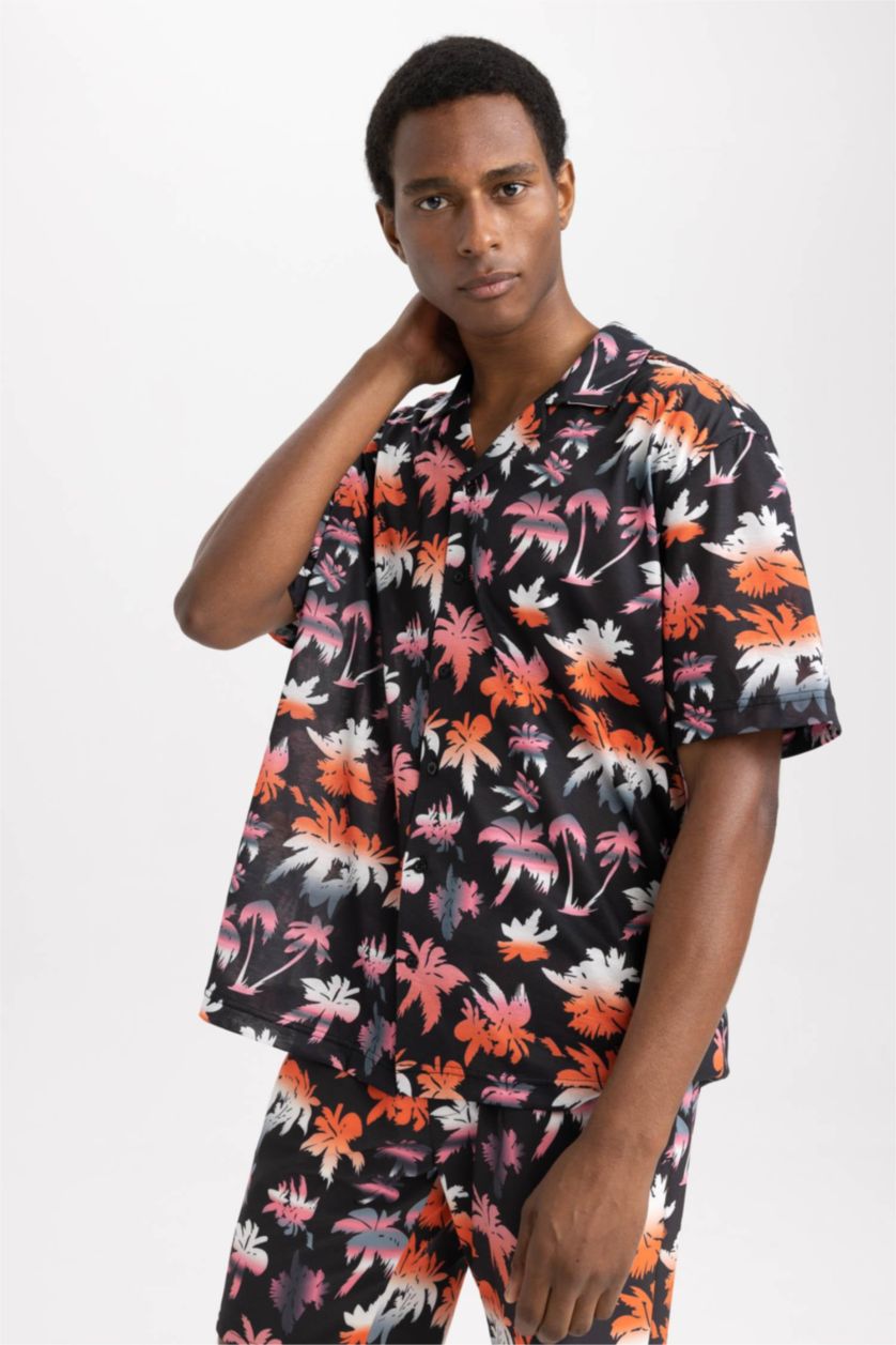 رجال أسود تي شيرت بولو رياضي اوفر سايز