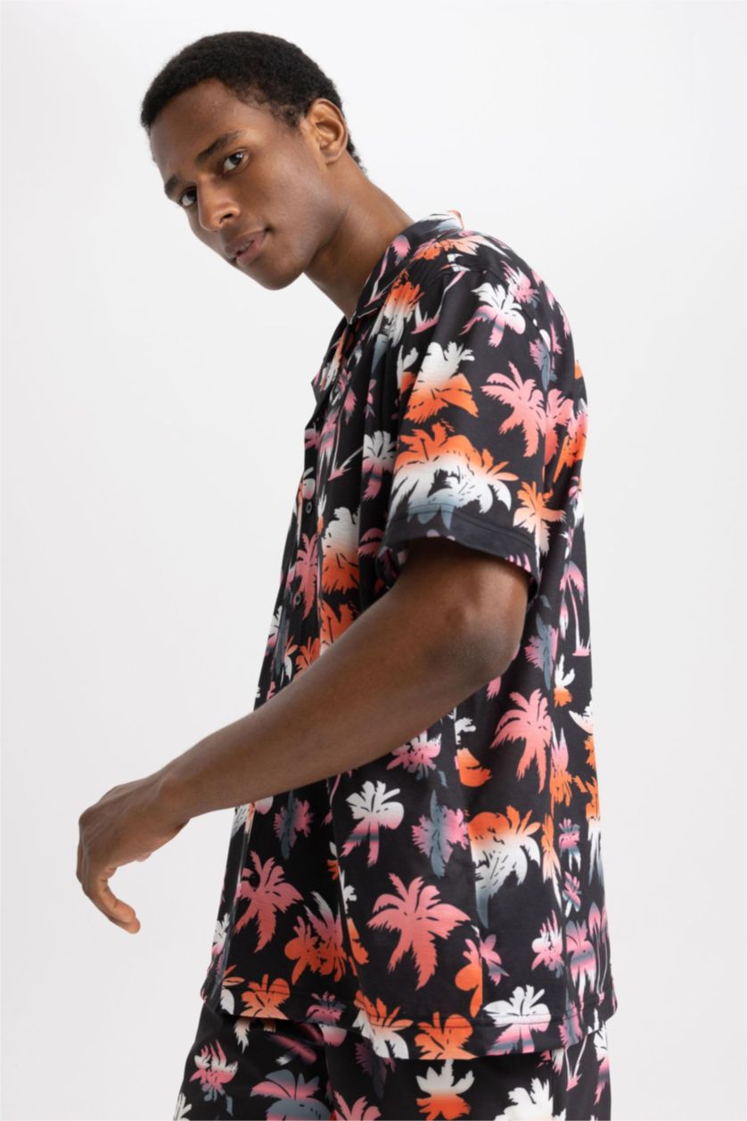 رجال أسود تي شيرت بولو رياضي اوفر سايز