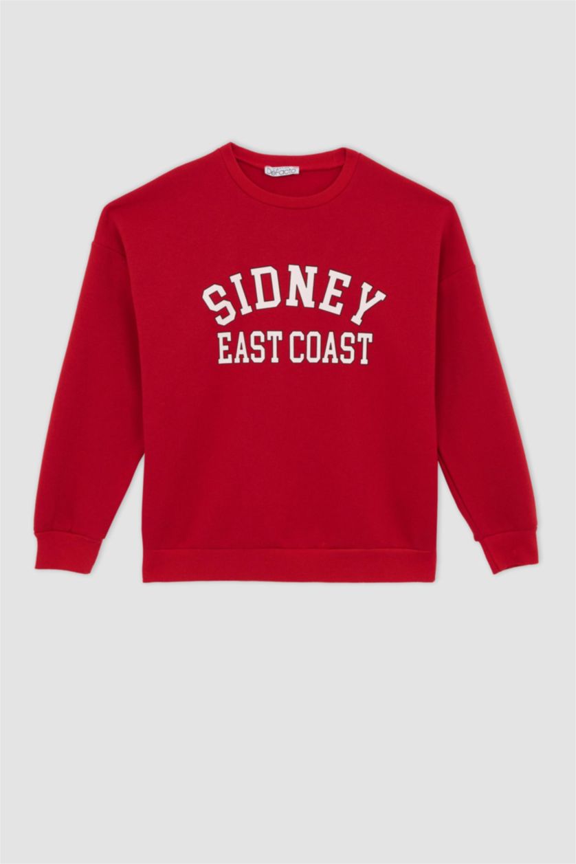 Kadın Kırmızı Sweatshirt