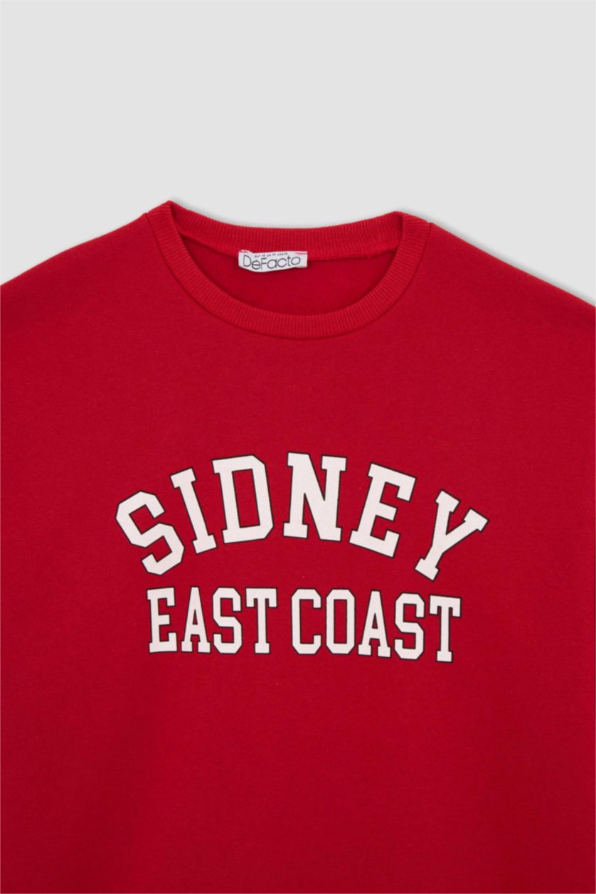 Kadın Kırmızı Sweatshirt