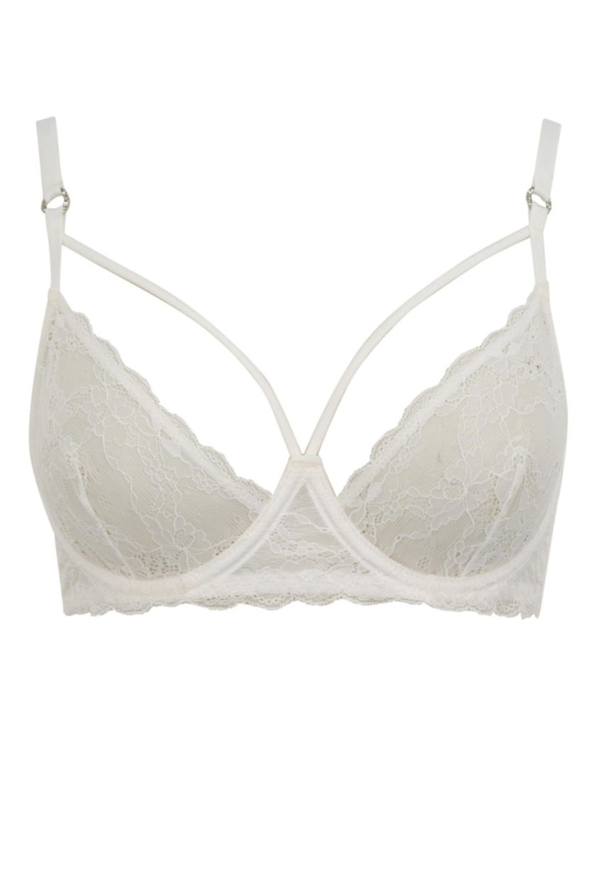 حريمي اوف وايت حمالة صدر برا دانتيل من Fall in Love