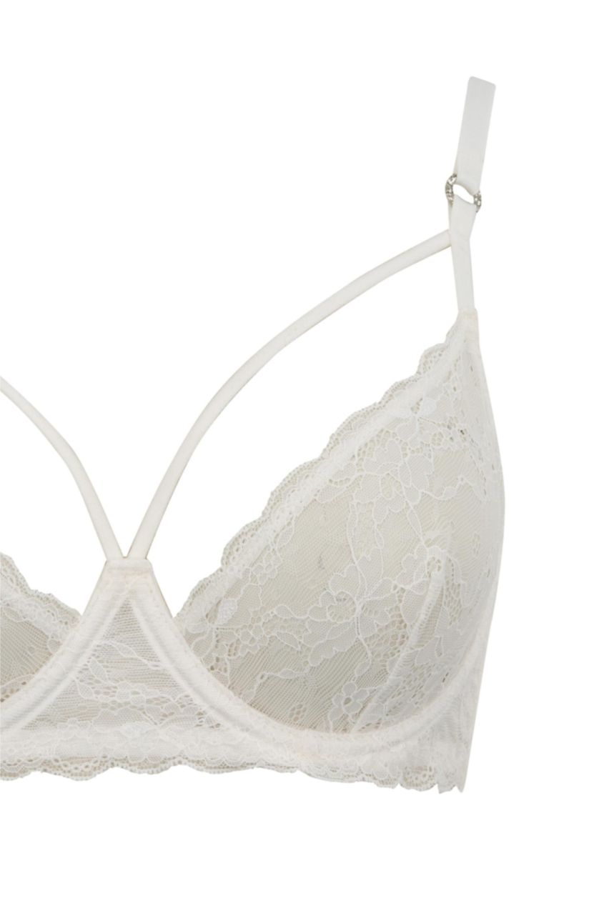 حريمي اوف وايت حمالة صدر برا دانتيل من Fall in Love