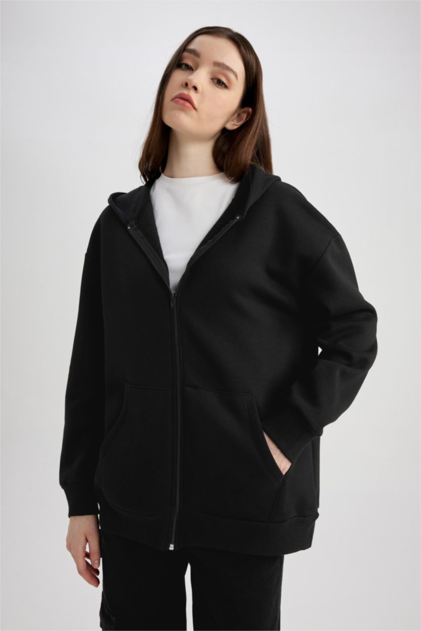 Kadın Siyah Sweatshirt