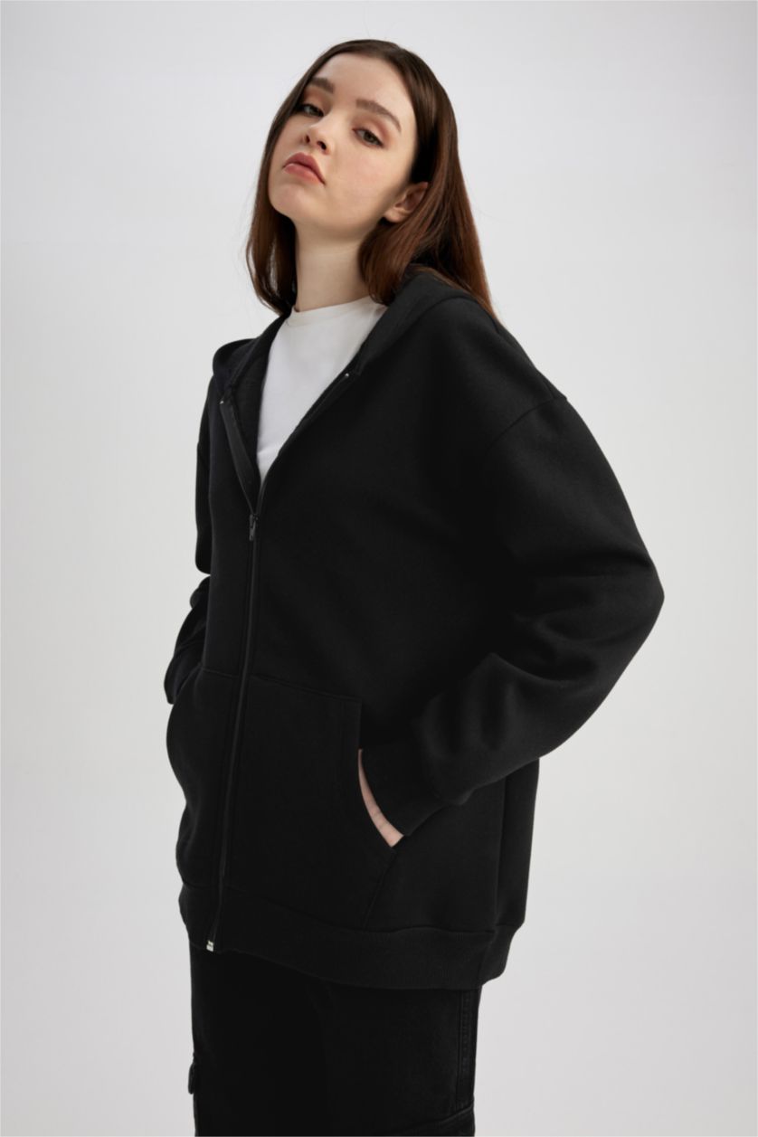 Kadın Siyah Sweatshirt