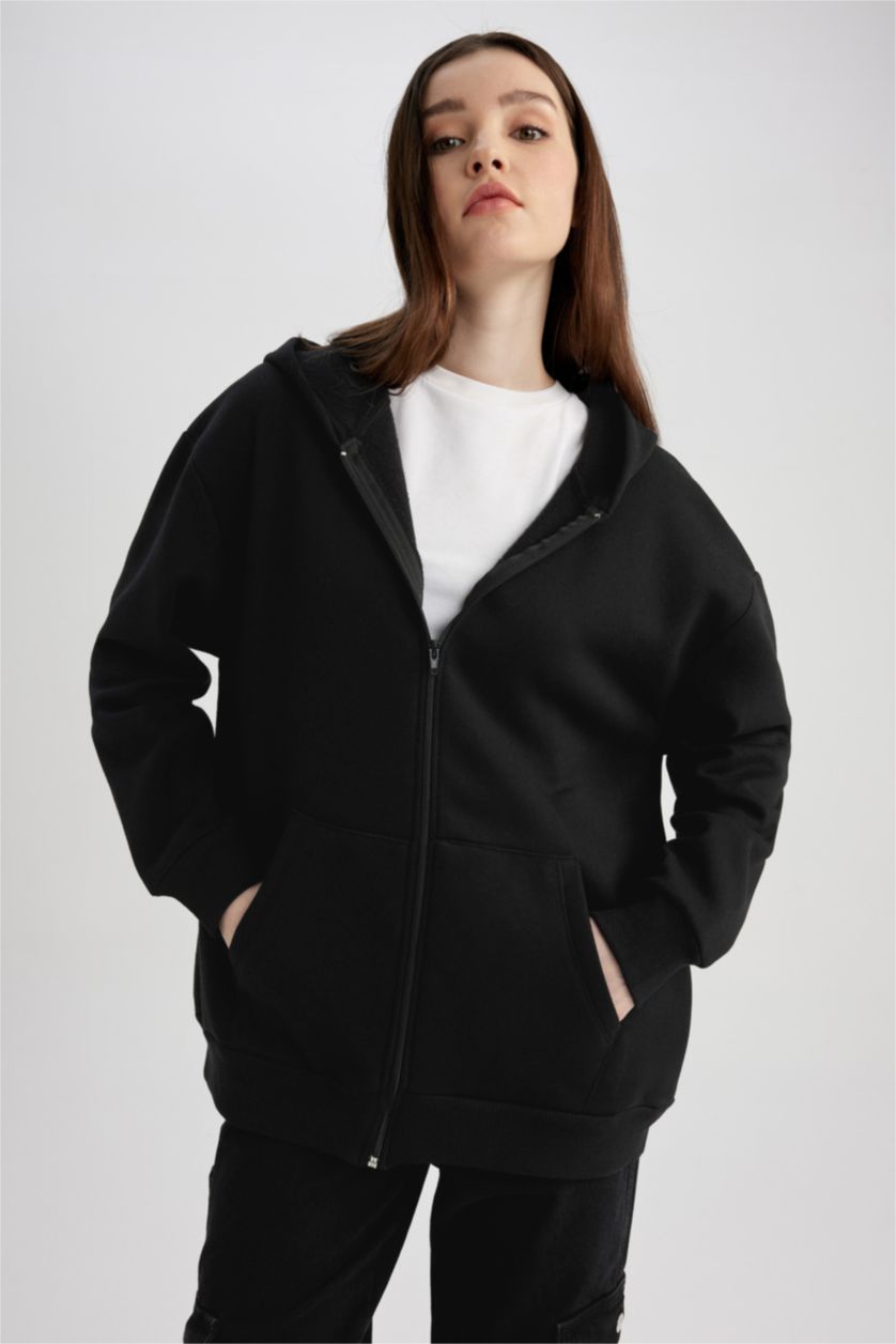 Kadın Siyah Sweatshirt