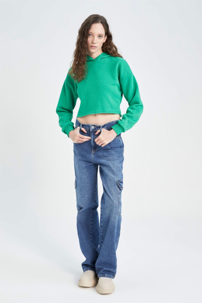 Жіночий Зелений Світшот для жінок