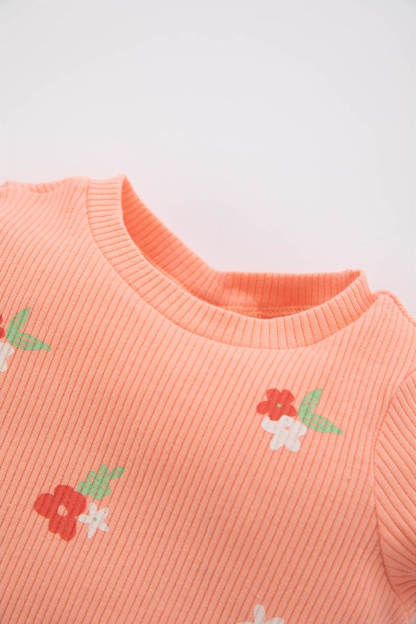 BÉBÉ FILLE Orange Ensemble En Tricot BéBé Fille