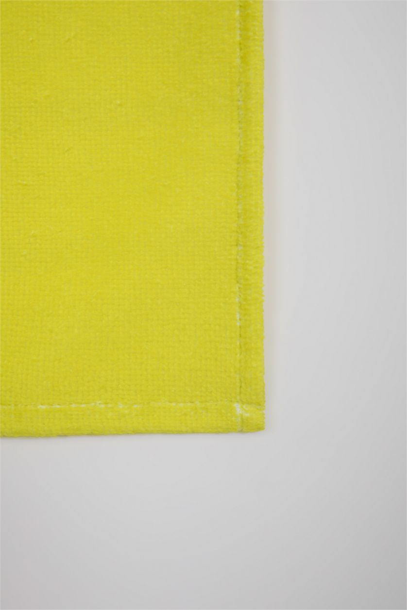 Erkek Çocuk - Genç Erkek Neon Sarı Erkek Çocuk Plaj Havlusu