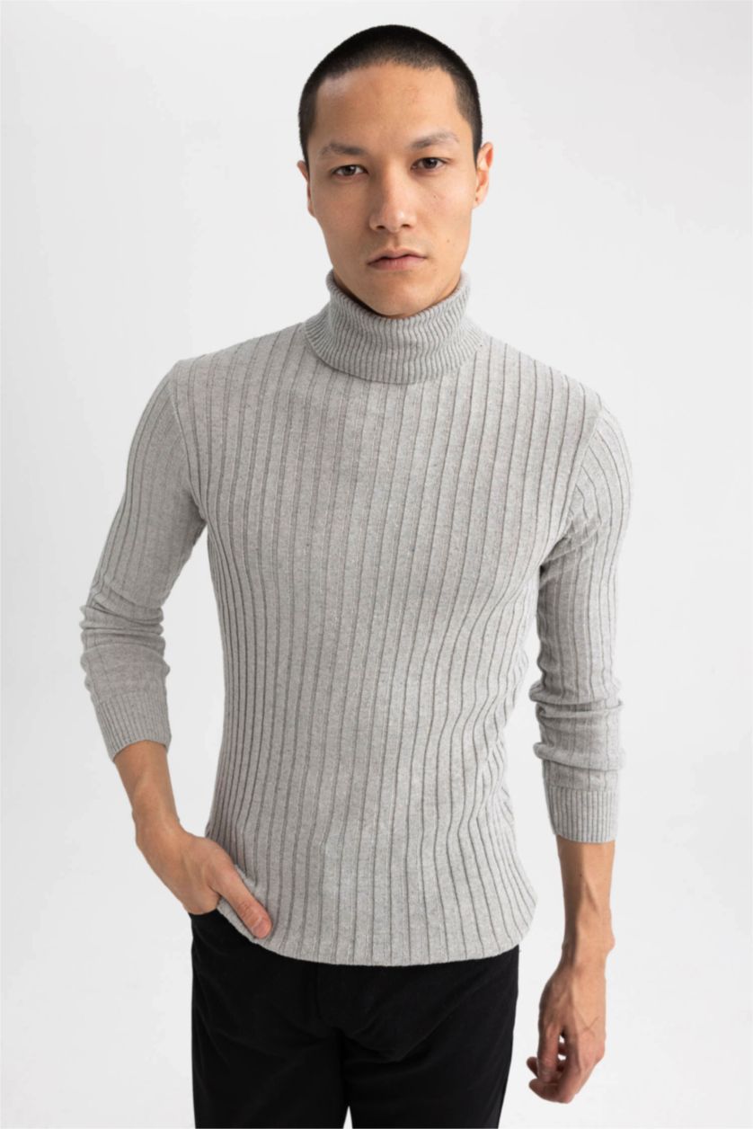 HOMME Gris Regular Fit Pullover