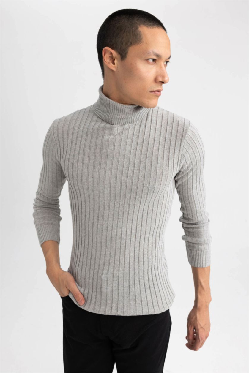 HOMME Gris Regular Fit Pullover