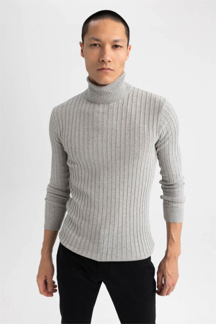 HOMME Gris Regular Fit Pullover