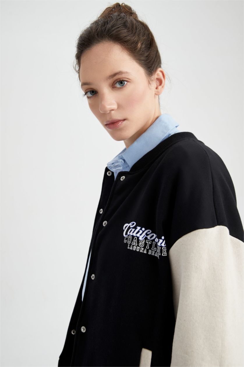 Kadın Siyah Bomber Ceket