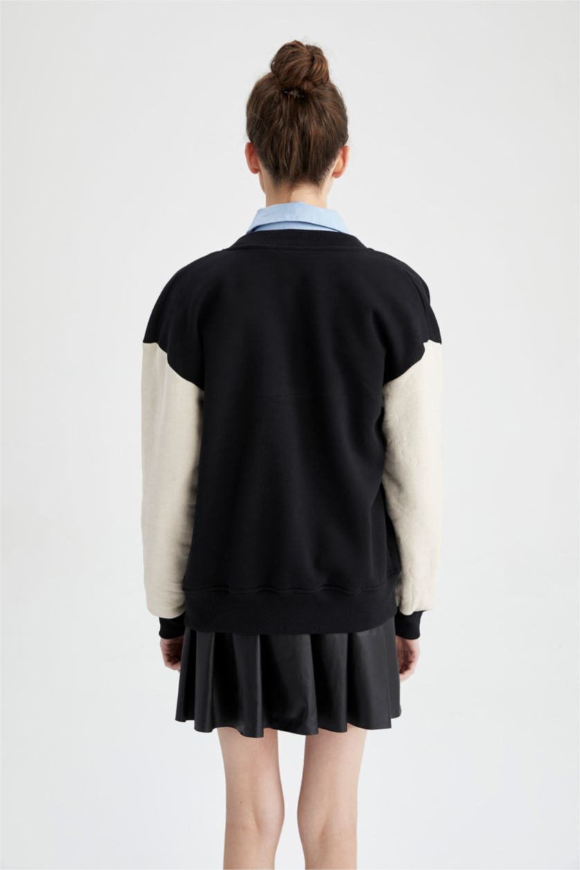 Kadın Siyah Bomber Ceket