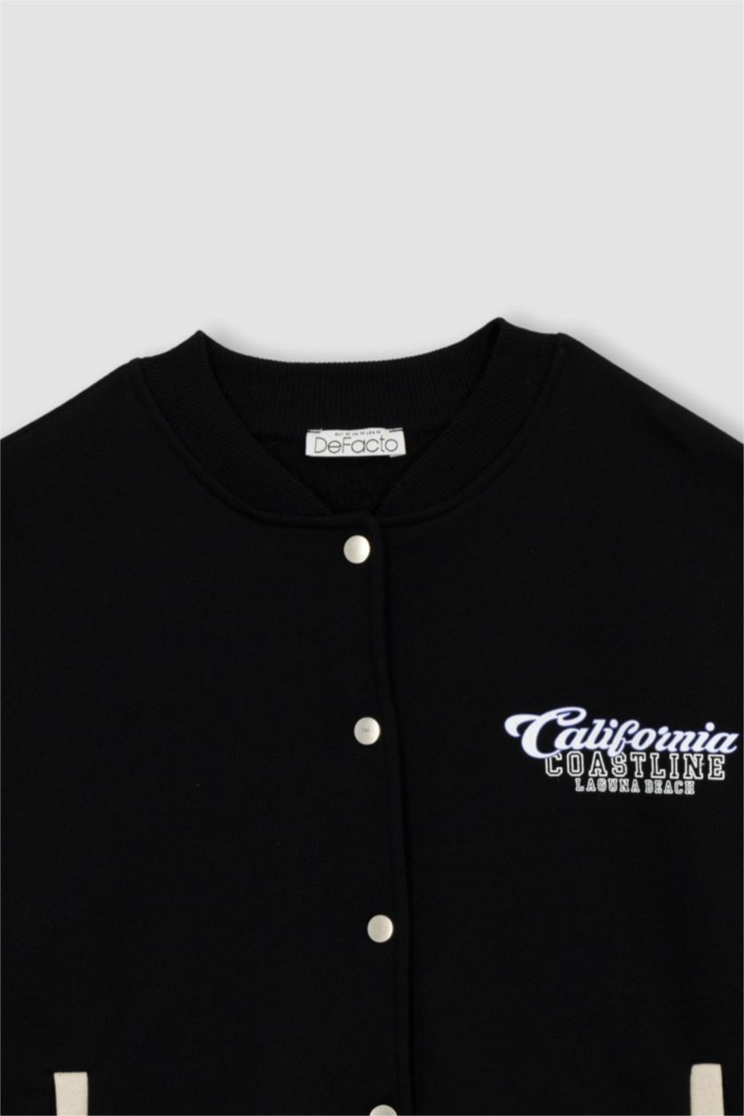 Kadın Siyah Bomber Ceket