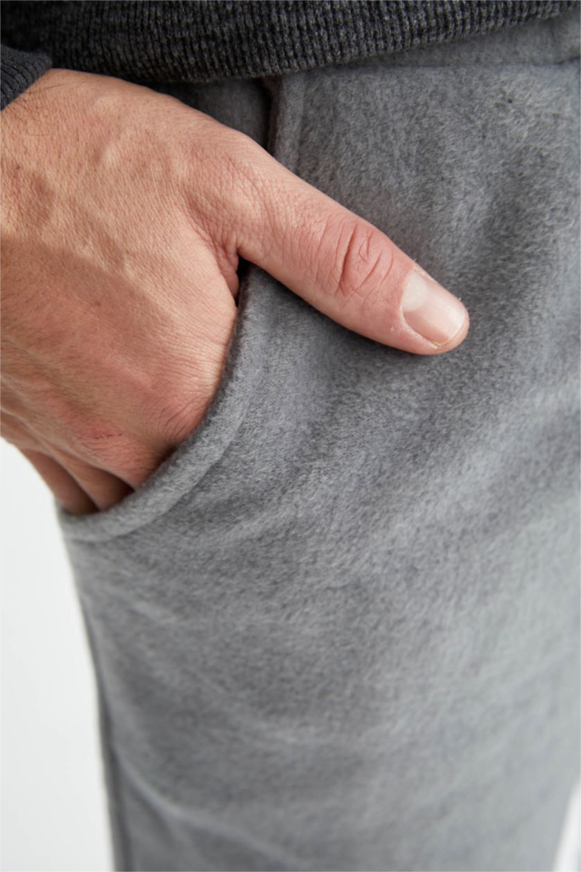 HOMME Gris Pantalon de jogging coupe classique