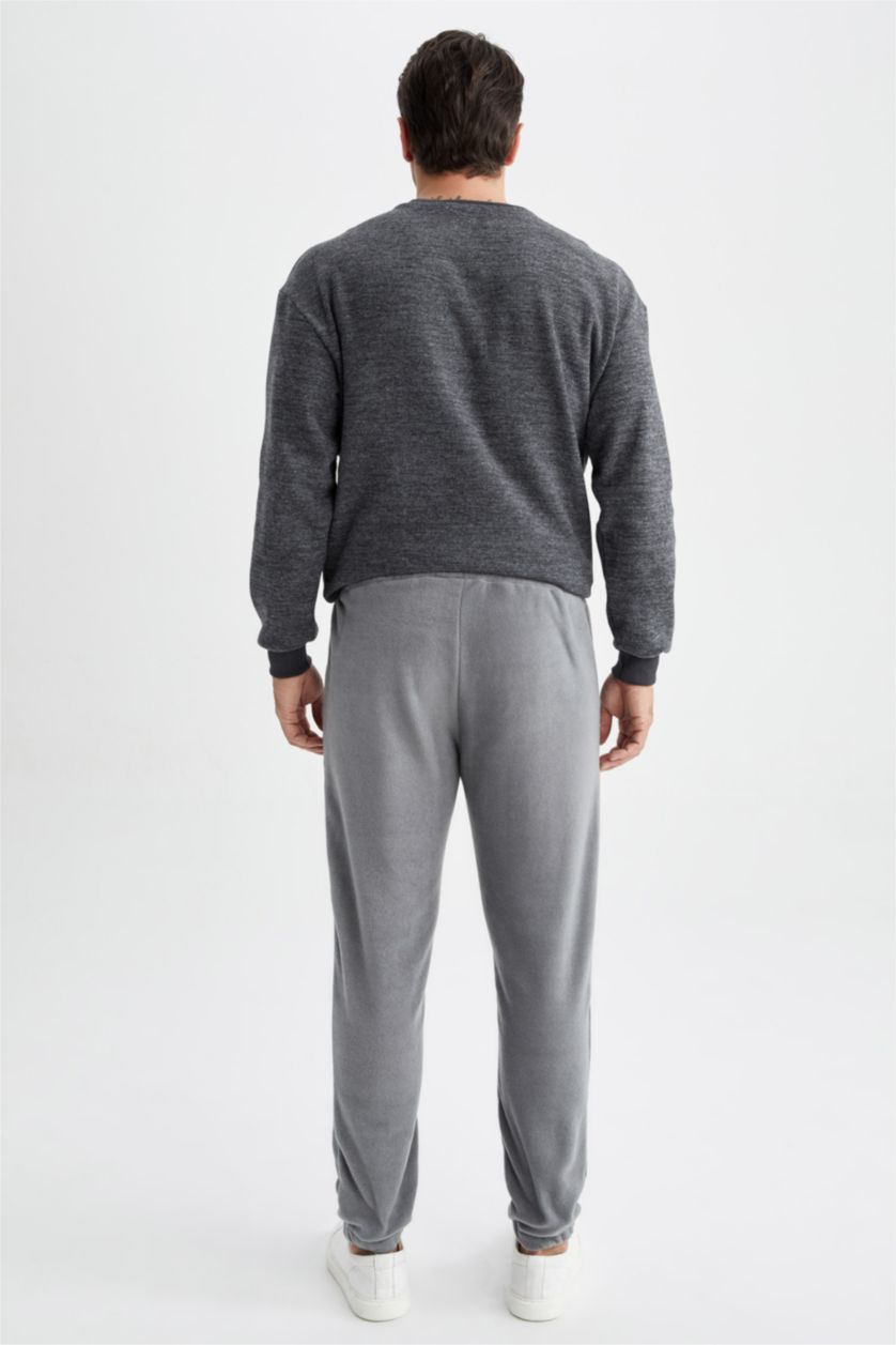 HOMME Gris Pantalon de jogging coupe classique