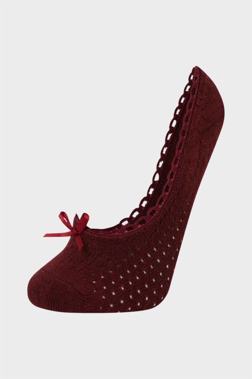 WOMAN Bordeaux 3 piece Cotton Babet Socks