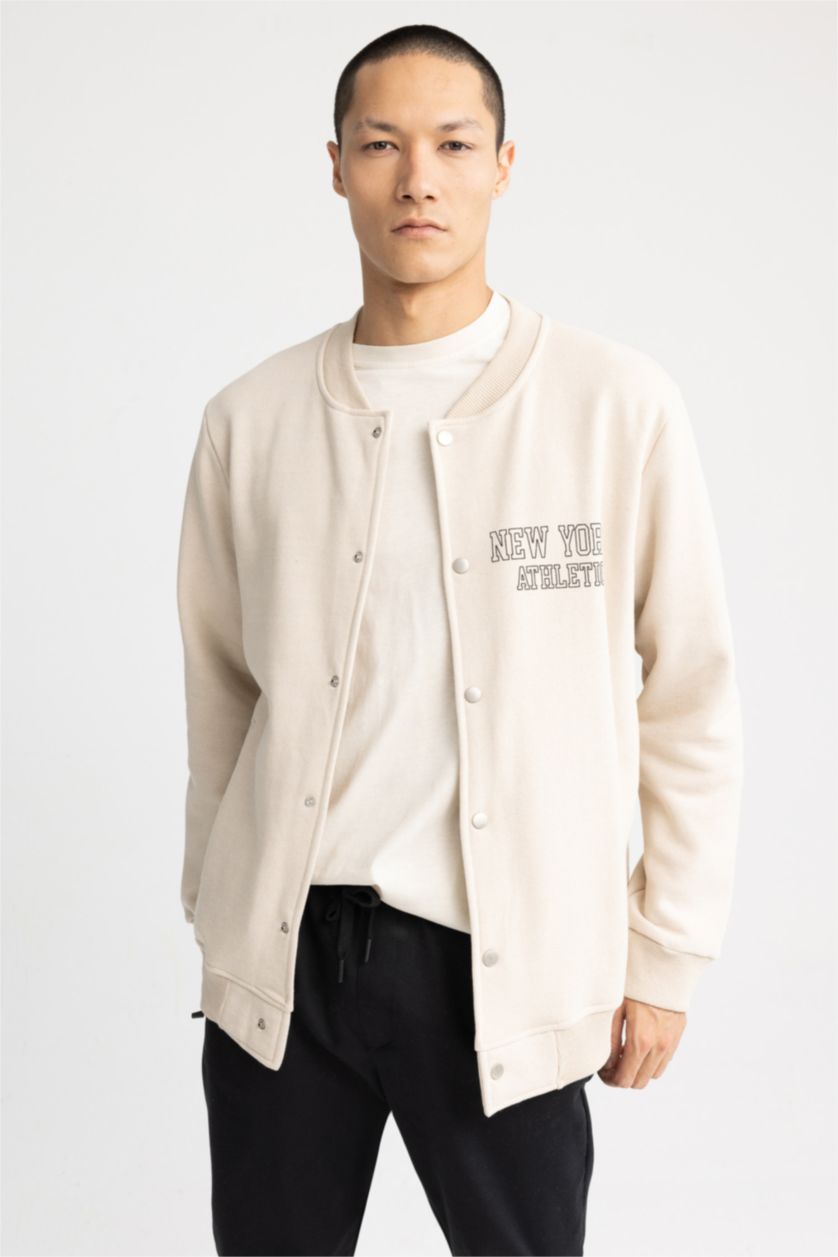 MAN Beige Puffer Jacket