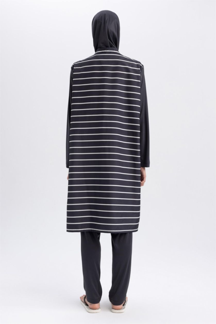 Woman Black Regular Fit Burkini