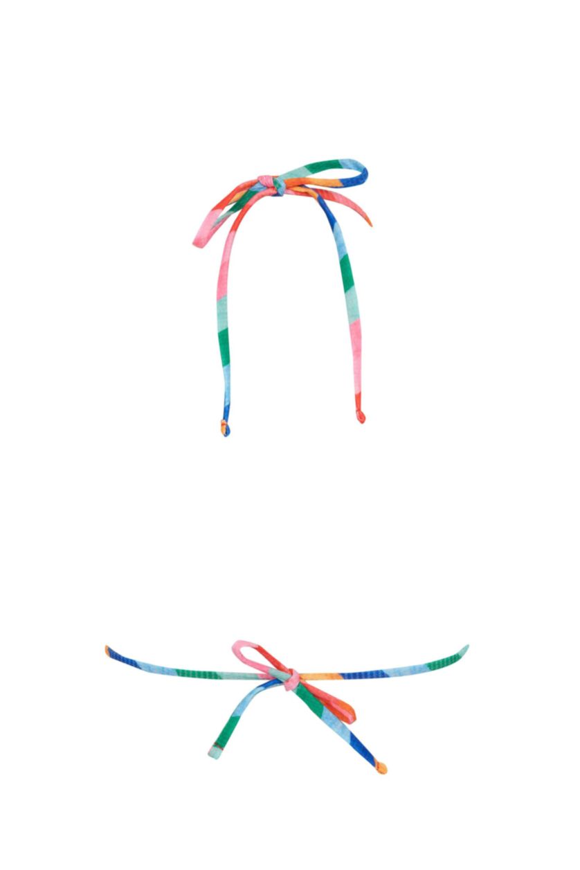 نساء أحمر بيكيني توب مطبوع بقصة عادية من Fall In Love