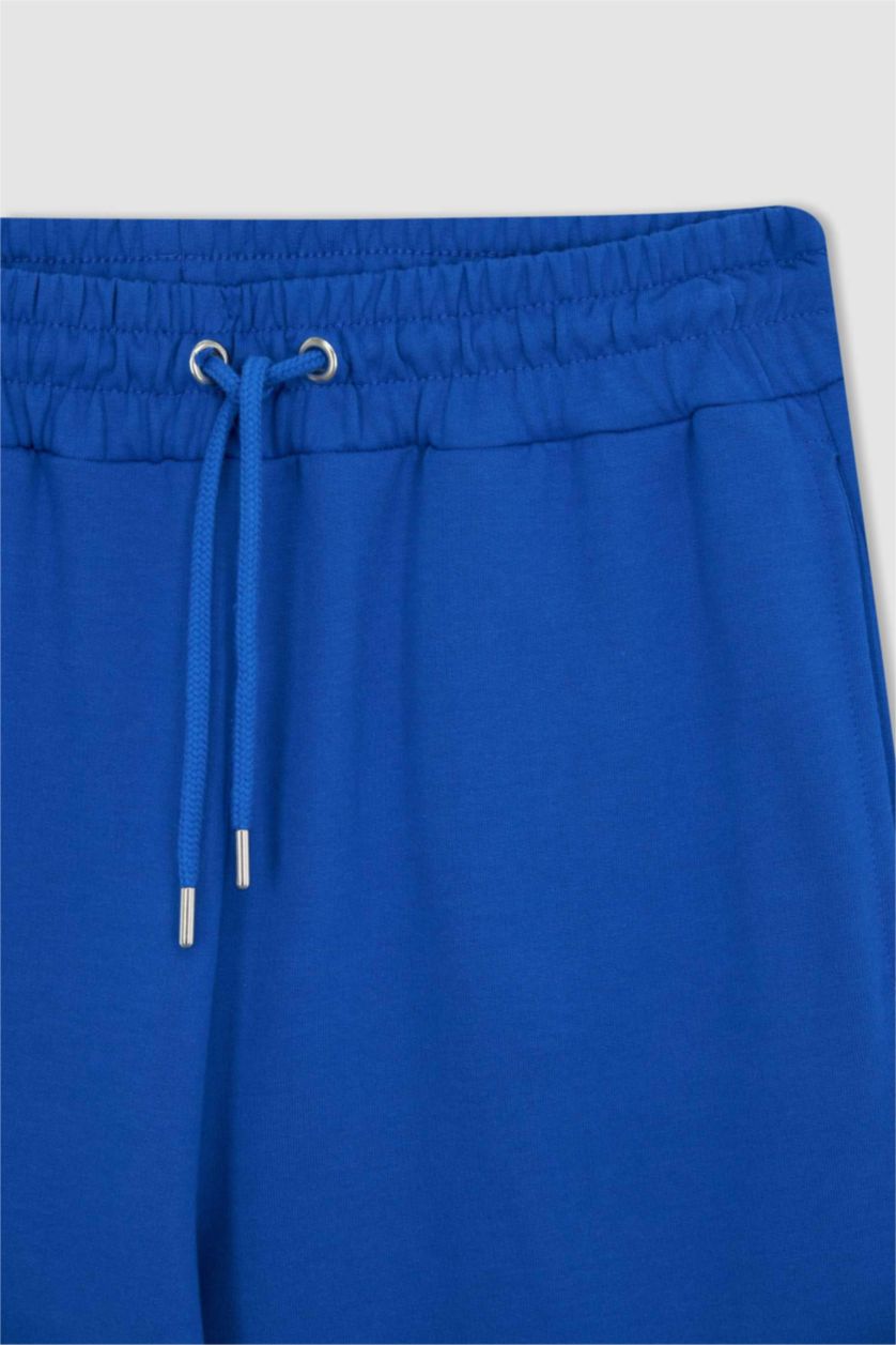 نساء أزرق فاقع بنطرون مطبوع جوجر فيت برجل عادي Yale University