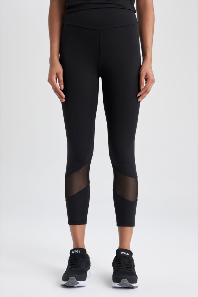 FEMME Noir Leggings de sport à taille haute de DeFactoFit