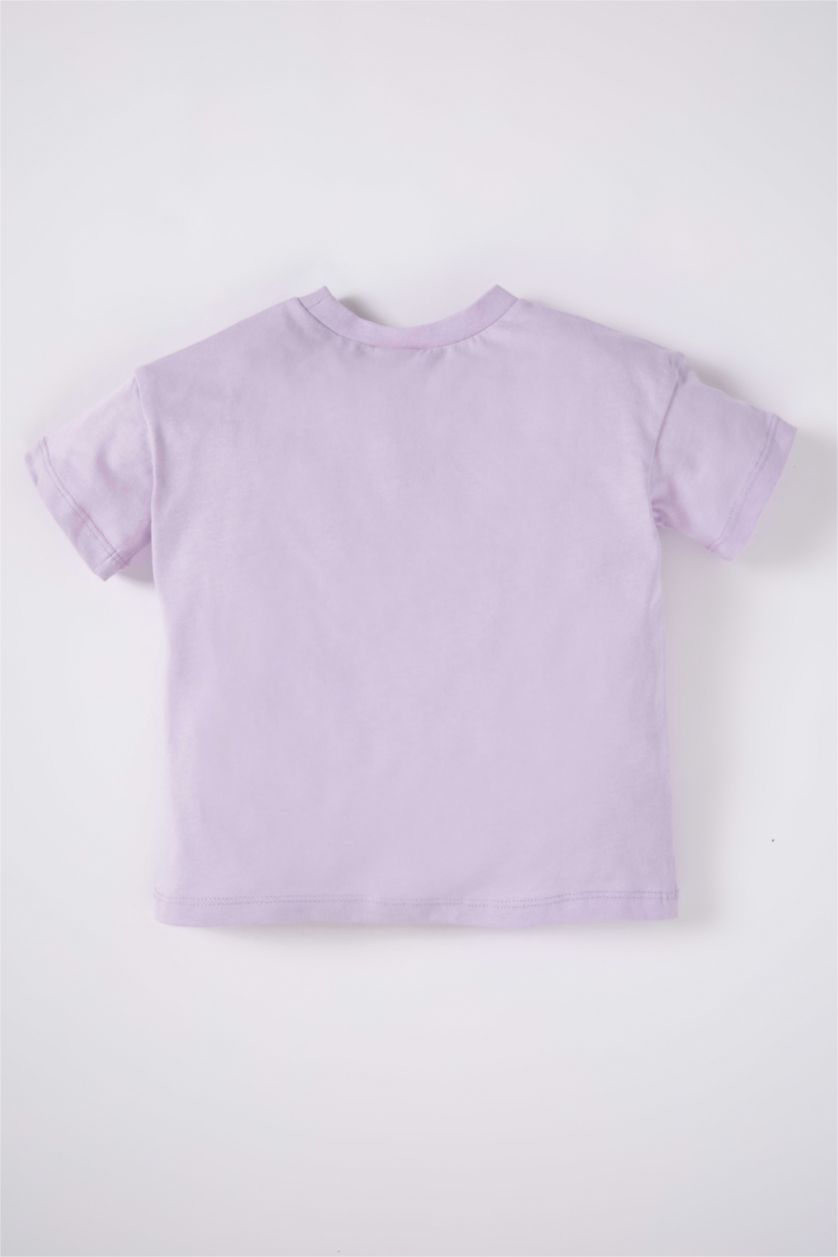 مولود ذكر أرجواني فاتح تيشيرت رياضي ولادي ممشط قصة عادية