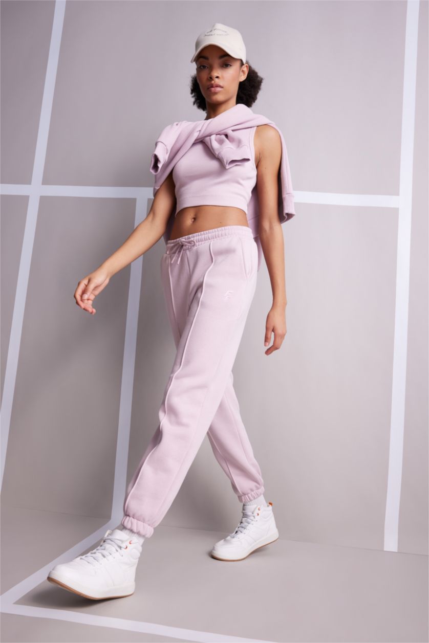 Woman Rose Defacto Fit Standard Fit Basic Tie Waist Sweatpants