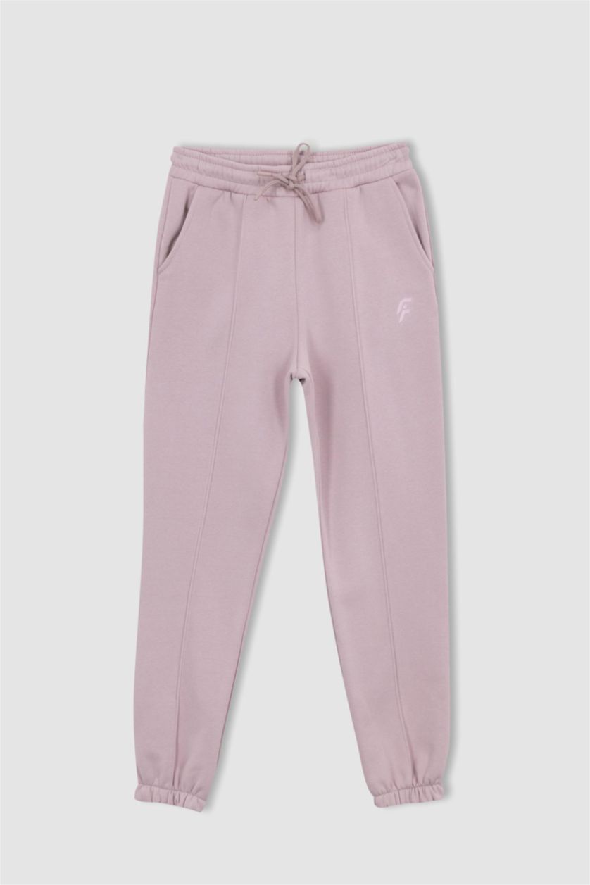 Woman Rose Defacto Fit Standard Fit Basic Tie Waist Sweatpants