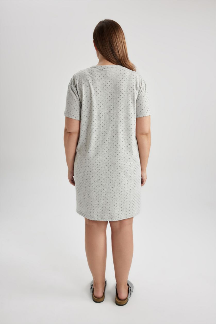WOMAN Grey Melange Knitted Dress