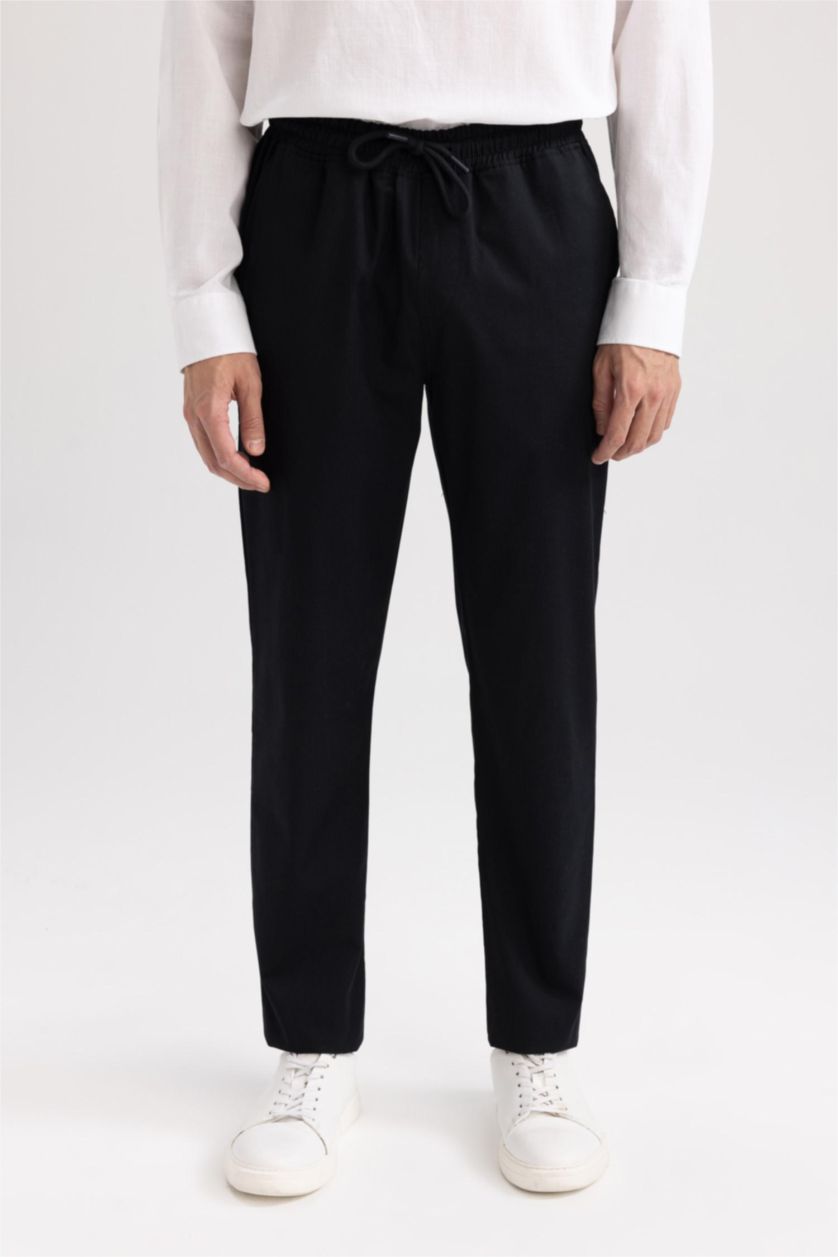 MAN Black Jogger Chino Pants