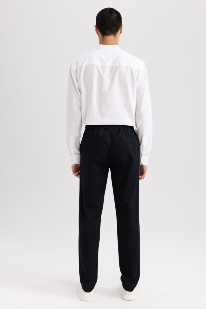 MAN Black Jogger Chino Pants