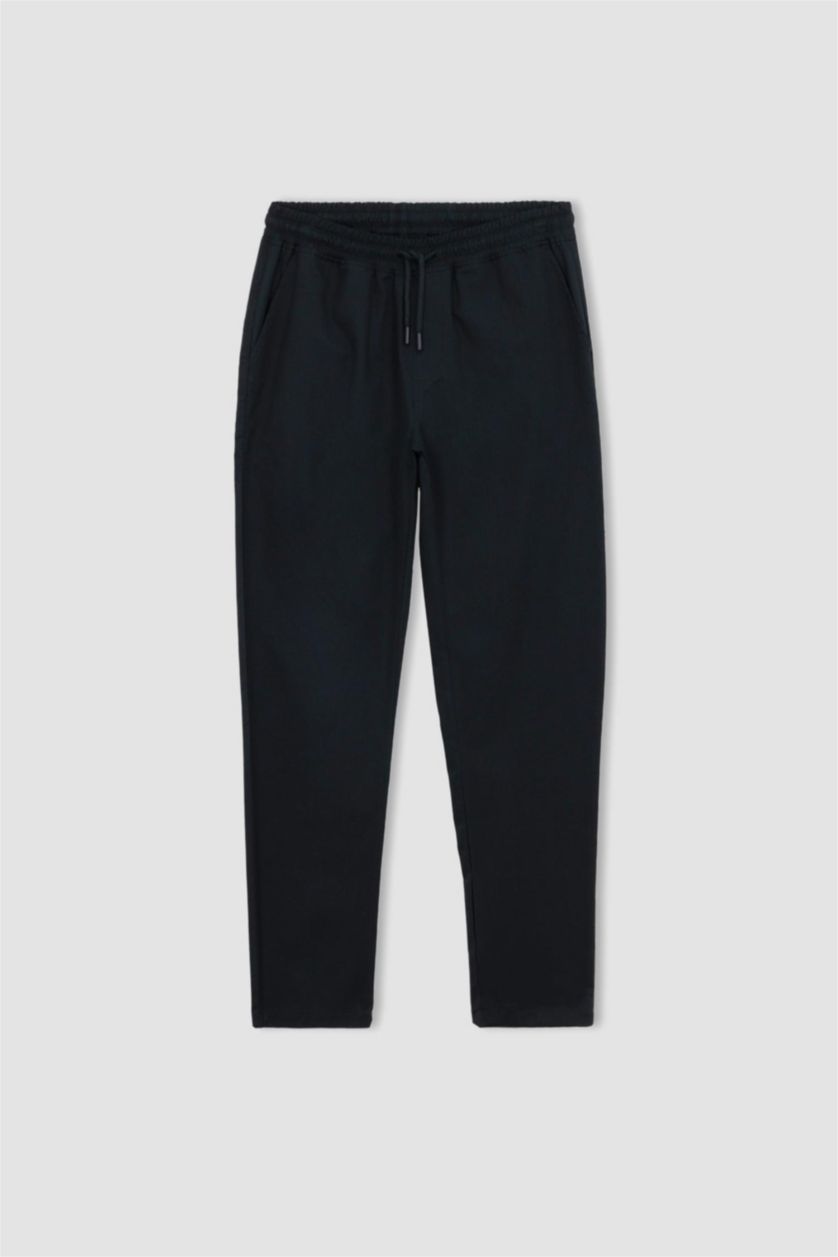 MAN Black Jogger Chino Pants