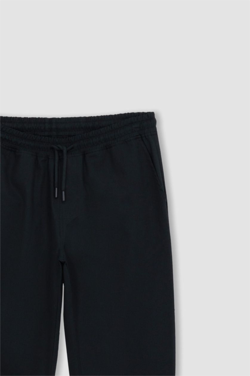 MAN Black Jogger Chino Pants