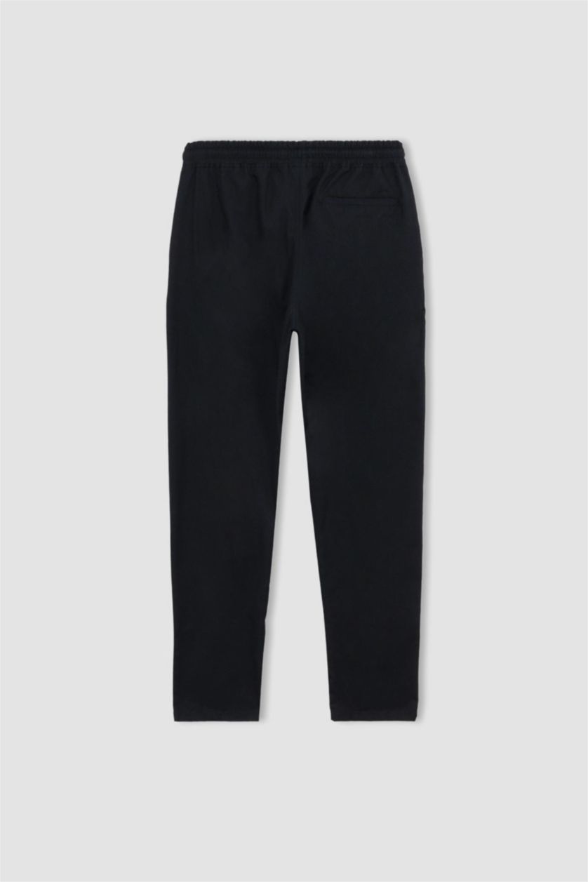 MAN Black Jogger Chino Pants