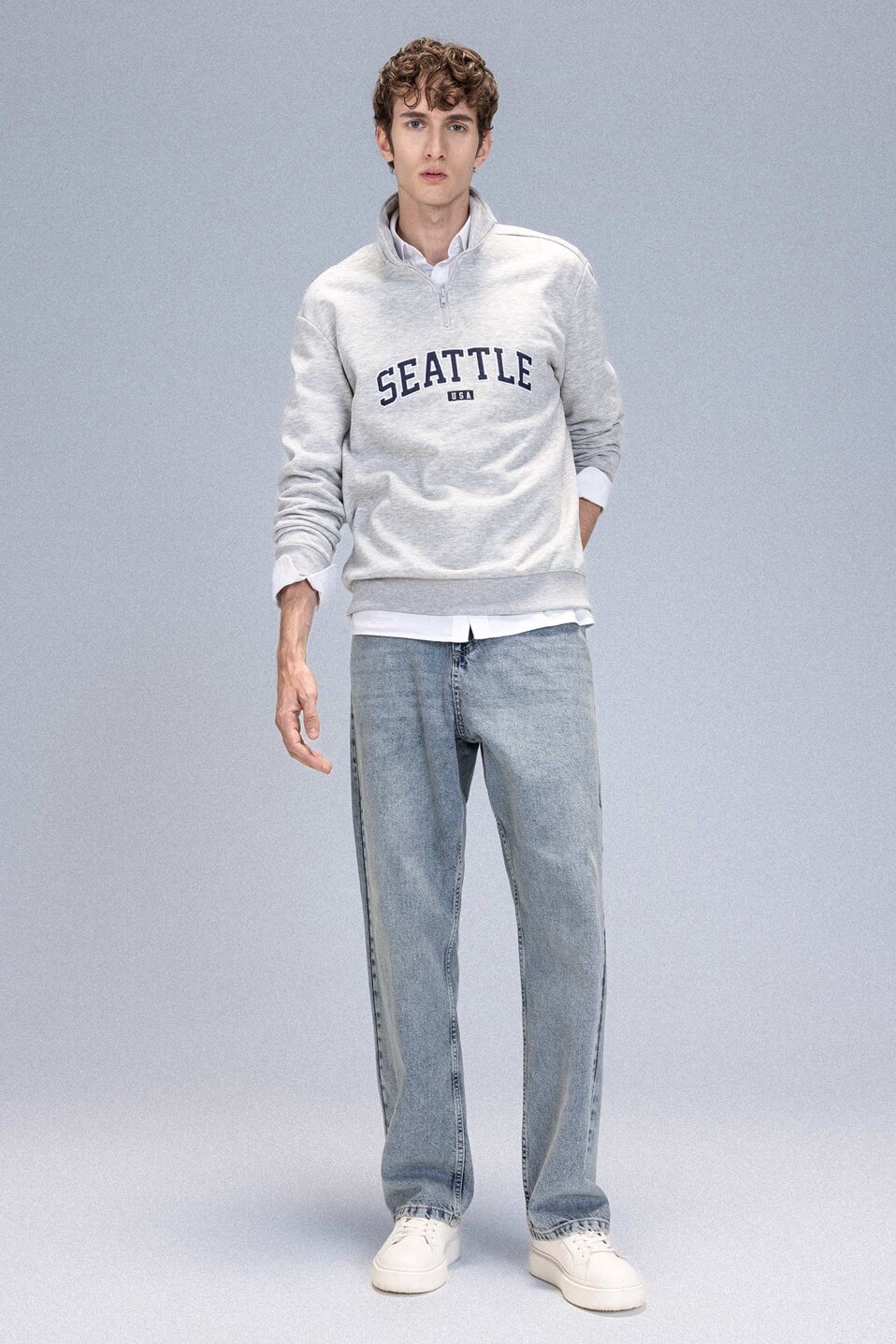 DeFacto B7772A8 Maglia Tuta Ragazzo - Verde, 63% Cotone 37% Poliestere, Moderna, Lavabile In Lavatrice - 2