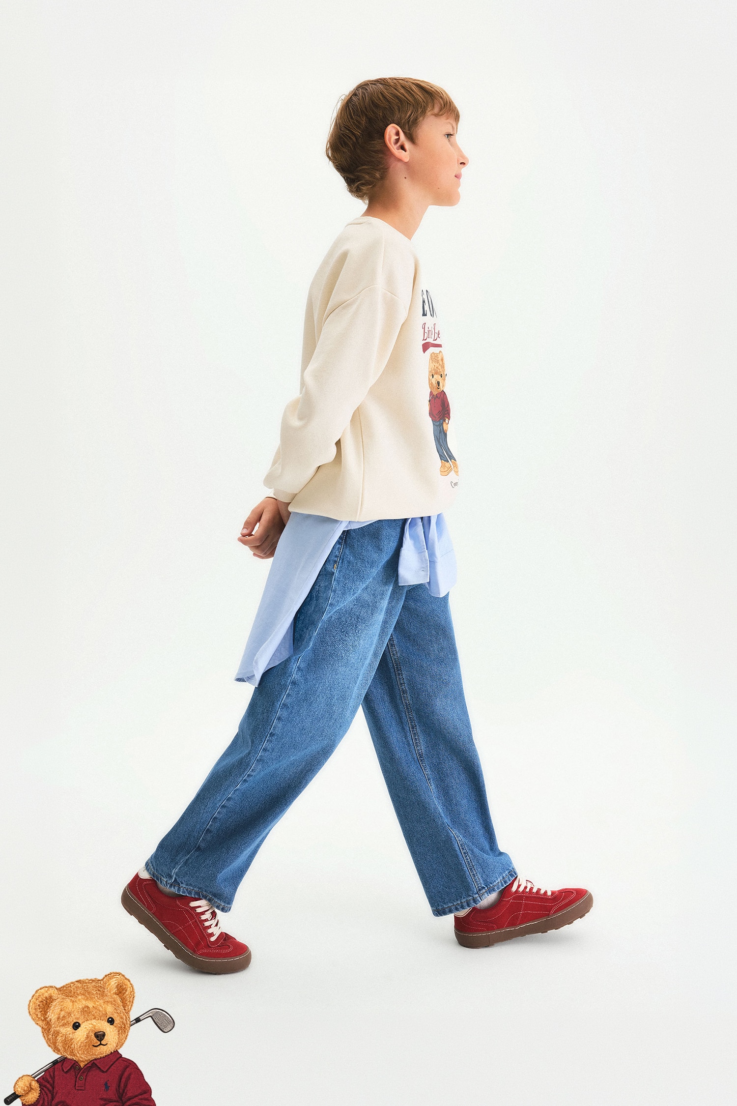 Barrel Fit Jean Pantolon Erkek Çocuk