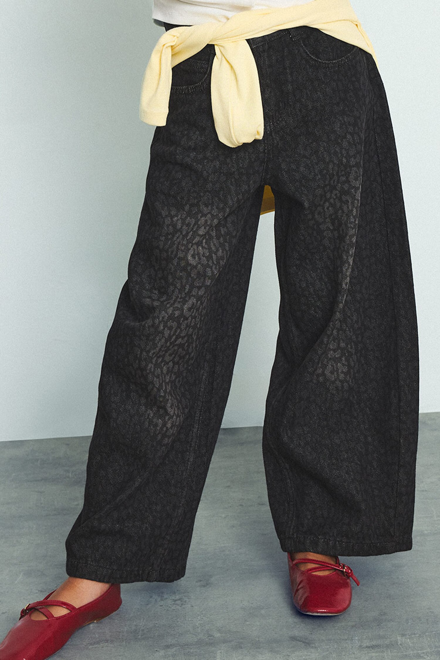 Wide Leg Jean Pantolon Kız Çocuk