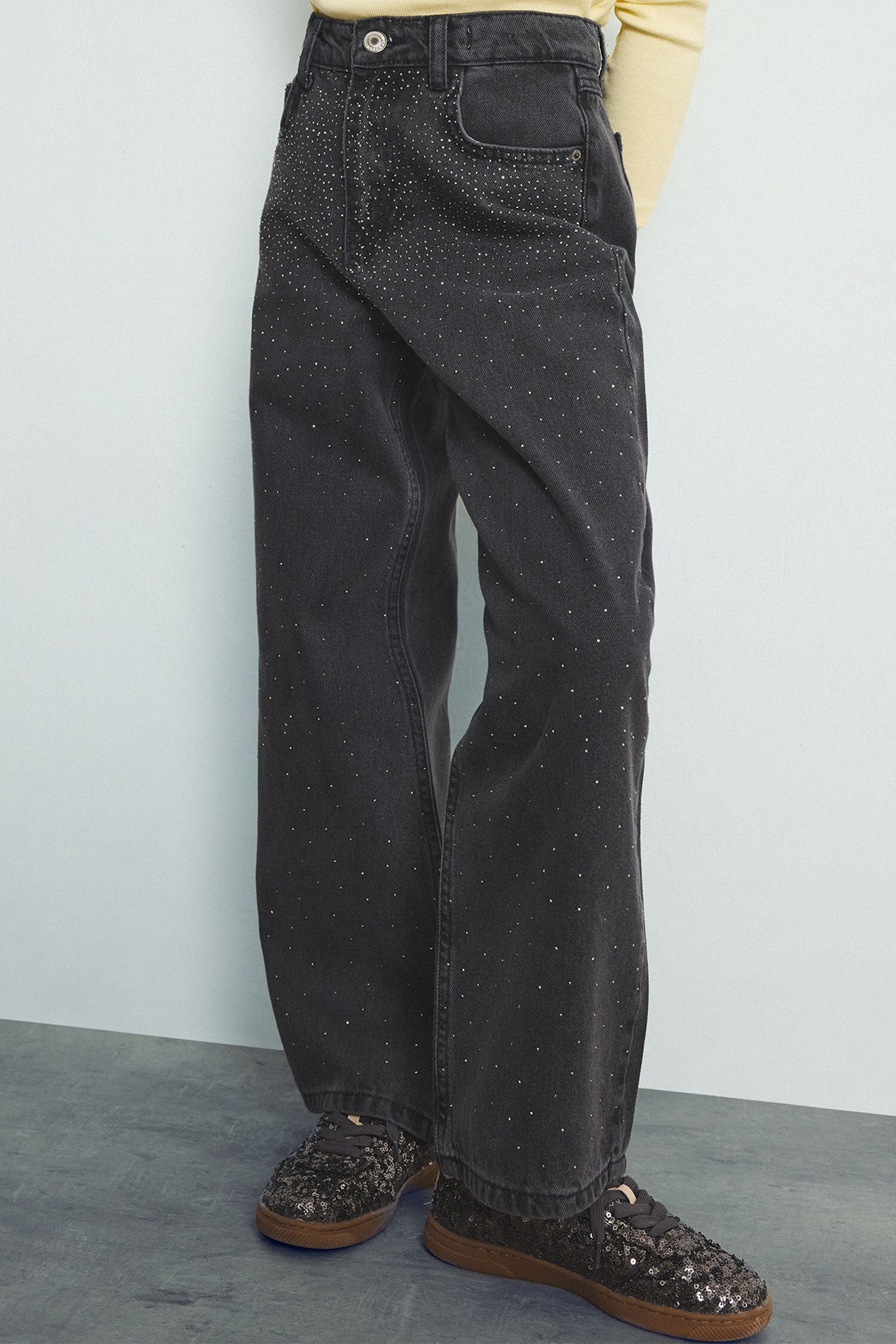 Straight Fit Jean Pantolon Kız Çocuk