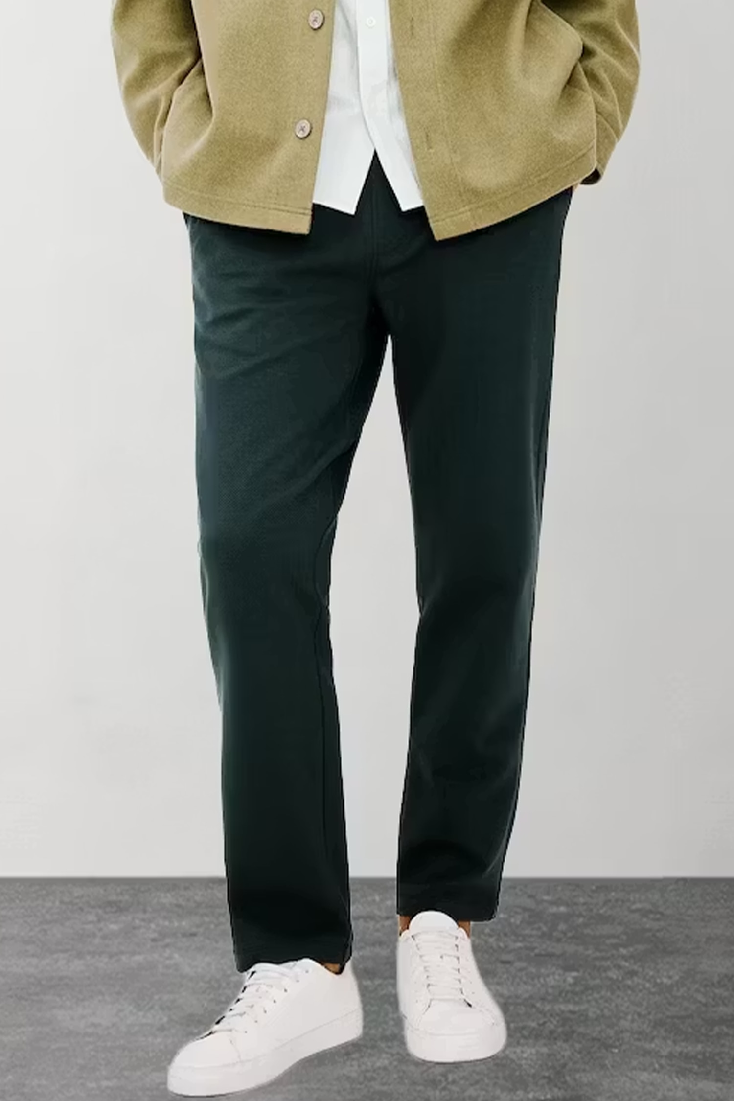 Regular Fit Straight Leg Trousers